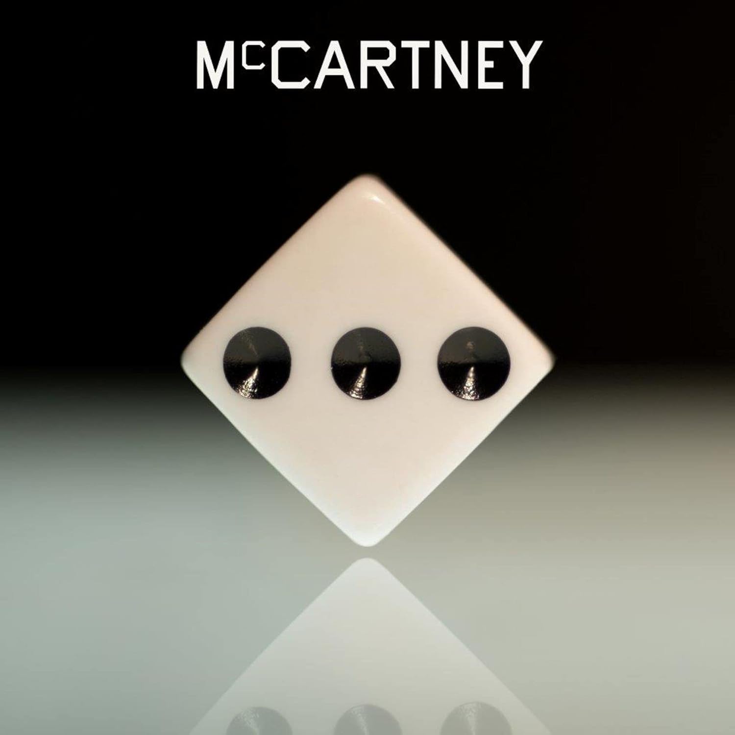 ポール・マッカートニー『McCartney III』アルバムジャケット - サイコロの3の目が描かれたアートワーク。