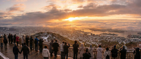 【北九州】皿倉山で初日の出2026！絶景ケーブルカー情報